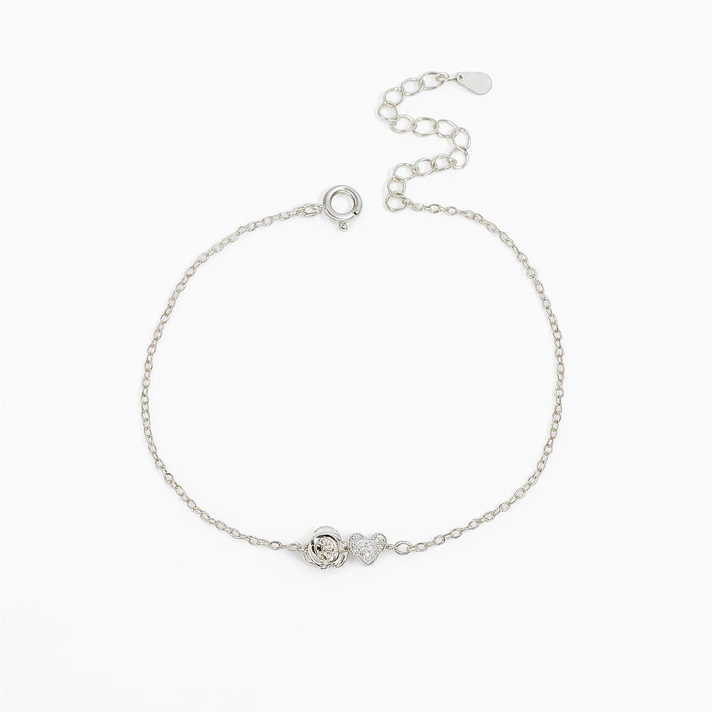Rose Charm Bracelet