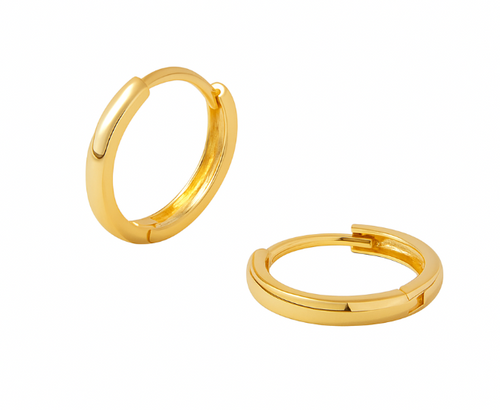 Classic Gold Huggie Hoop
